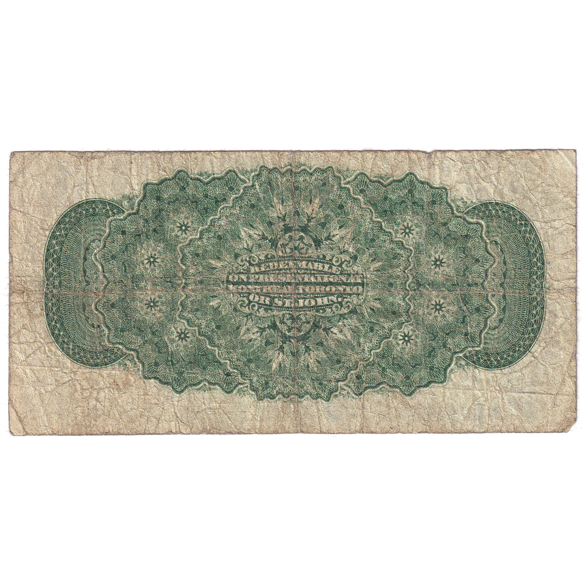 Shinplaster Coin DC-1c 1870 Dominion 25 cent Shinplaster Dickinson-Harington Plain Seri ...