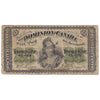 DC-1c 1870 Dominion 25 cent Shinplaster Dickinson-Harington Plain Series, G-VG (G6)
