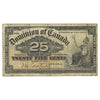 DC-15a 1900 Dominion 25-cent Shinplaster Courtney, VG