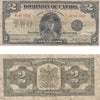 DC-26l 1923 Dominion $2 Campbell-Clark, Black Seal, Group 4, Series W, VG-F (VG10)