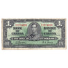 BC-21c 1937 Canada $1 Gordon-Towers, W/A, Very Fine (VF20)