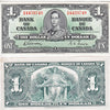 BC-21c 1937 Canada $1 Gordon-Towers, D/M, AU-UNC (AU55)