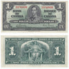 BC-21c 1937 Canada $1 Gordon-Towers, M/M, AU