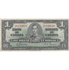 BC-21c 1937 Canada $1 Gordon-Towers, M/M, Very Fine (VF20)