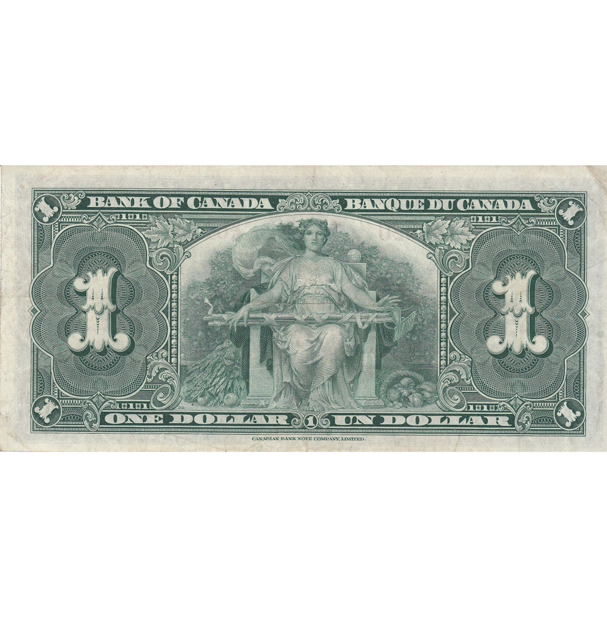 BC-21c 1937 Canada $1 Gordon-Towers, M/M, Very Fine (VF20)