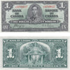 BC-21d 1937 Canada $1 Coyne-Towers, J/N, AU-UNC (AU55)