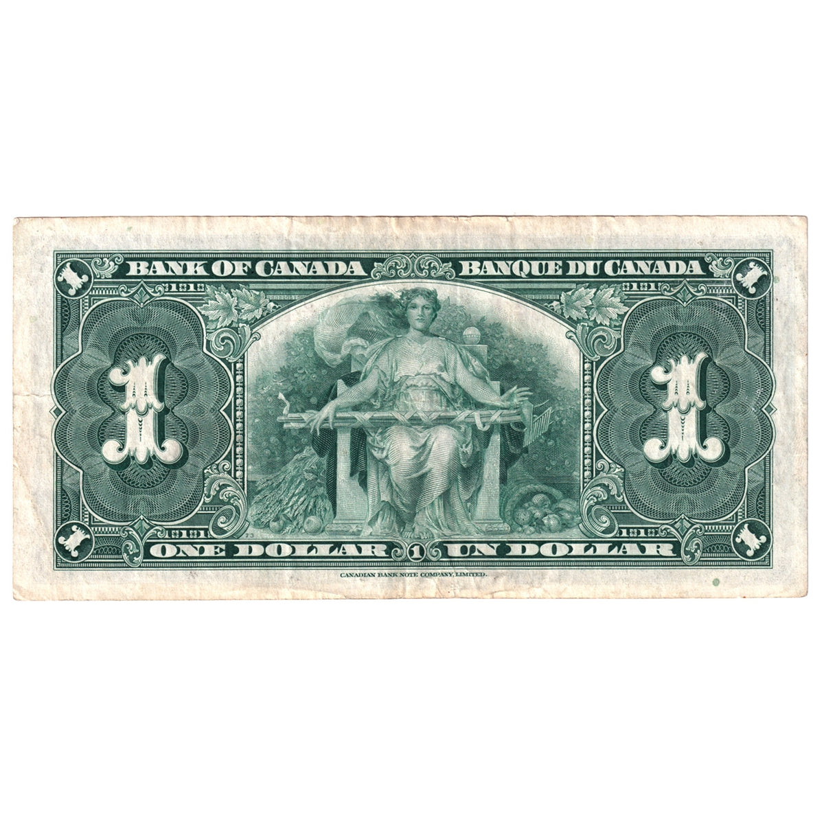 BC-21d 1937 Canada $1 Coyne-Towers, J/N, Very Fine (VF20)