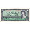 BC-37a-i 1954 Canada $1 Beattie-Coyne, B/M, VF-EF (VF30)