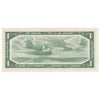 BC-37b 1954 Canada $1 Beattie-Rasmisnky, T/O, Almost Uncirculated (AU50)
