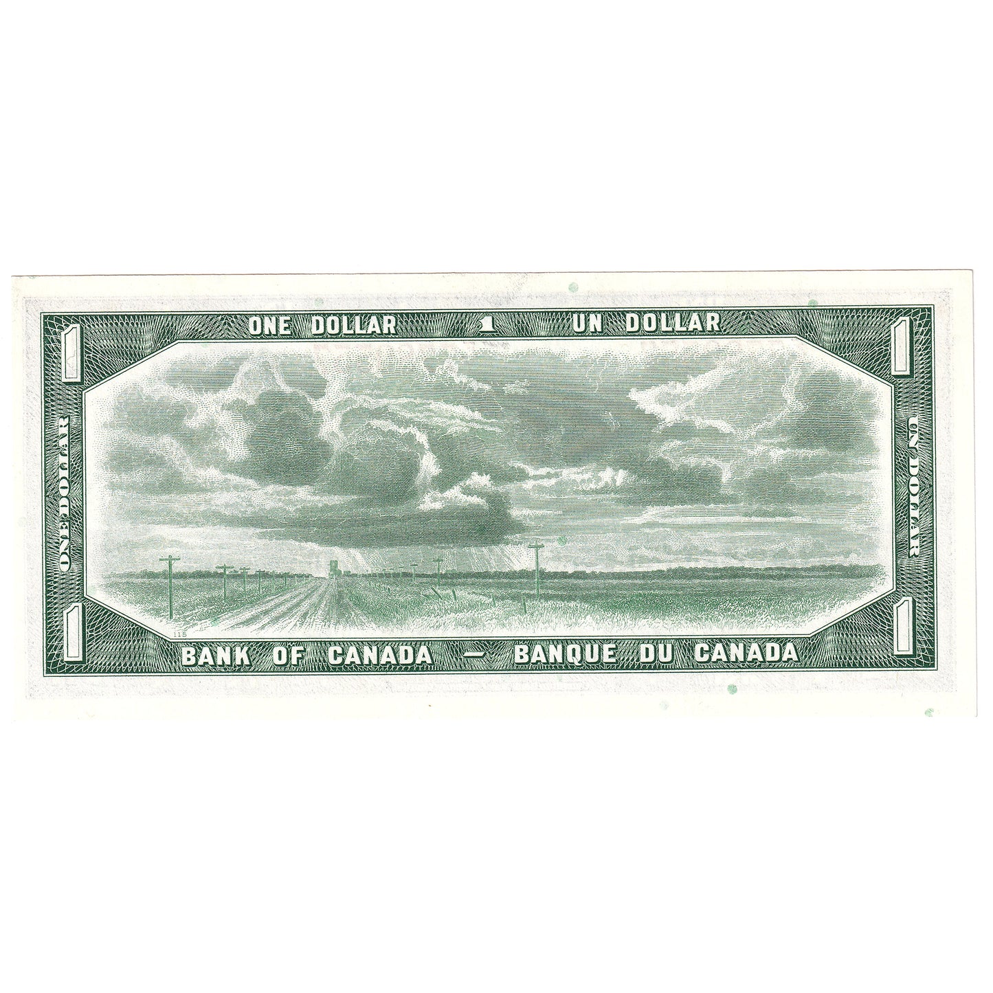 BC-37b 1954 Canada $1 Beattie-Rasminsky, F/Y, CUNC