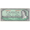 BC-37b-i 1954 Canada $1 Beattie-Rasminsky, C/Z, Uncirculated (MS60)