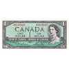 BC-37d 1954 Canada $1 Lawson-Bouey, W/F, Extra Fine (EF40)