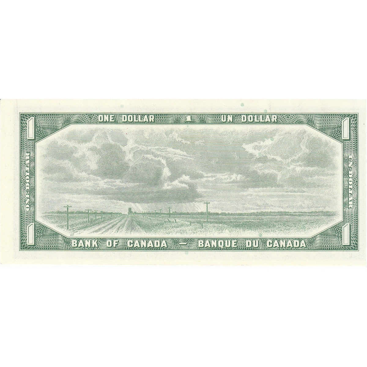 BC-37d 1954 Canada $1 Lawson-Bouey, A/I, Almost Uncirculated (AU50)