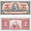 BC-22c 1937 Canada $2 Coyne-Towers, E/R, VF-EF (VF30)