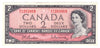BC-38b 1954 Canada $2 Beattie-Rasminsky, W/U, EF-AU (EF45)