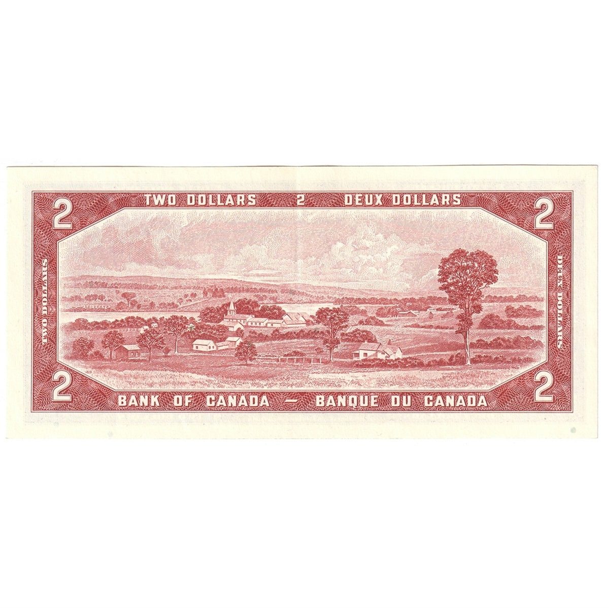 BC-38c 1954 Canada $2 Bouey-Rasminsky, K/G, EF-AU (EF45)