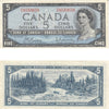 BC-39b 1954 Canada $5 Beattie-Rasminsky, F/X, VF