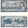 BC-39bA 1954 Canada $5 Beattie-Rasminsky, *S/S, Very Fine (VF20)