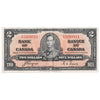 BC-22c 1937 Canada $2 Coyne-Towers, K/R, EF-AU