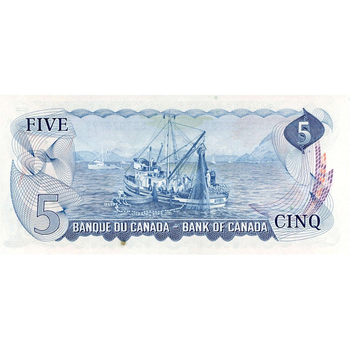 BC-48b 1972 Canada $5 Lawson-Bouey, SG, AU-UNC (AU55)