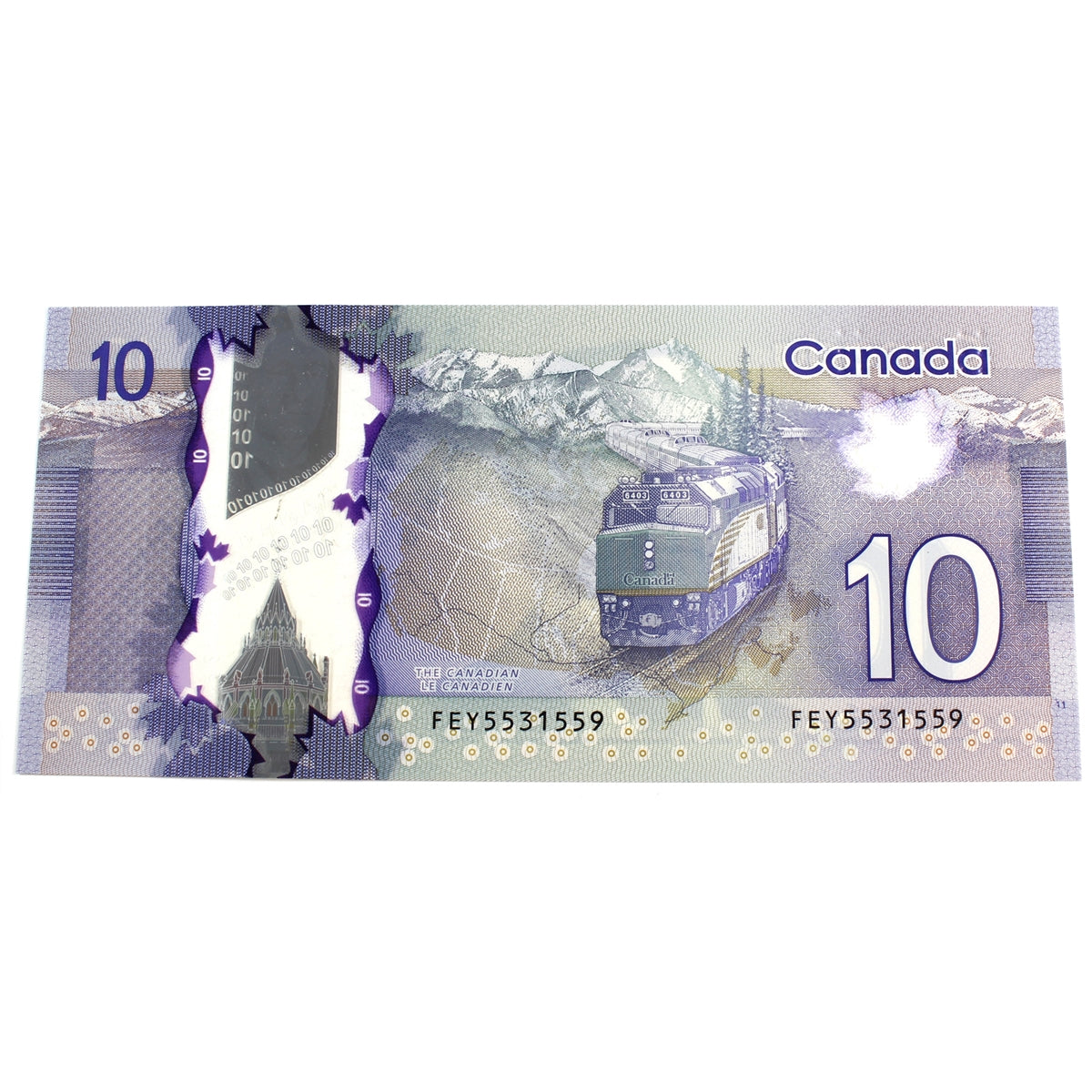 BC-70a 2013 Canada $10 Macklem-Carney, FEY, Choice Uncirculated (CUNC63)