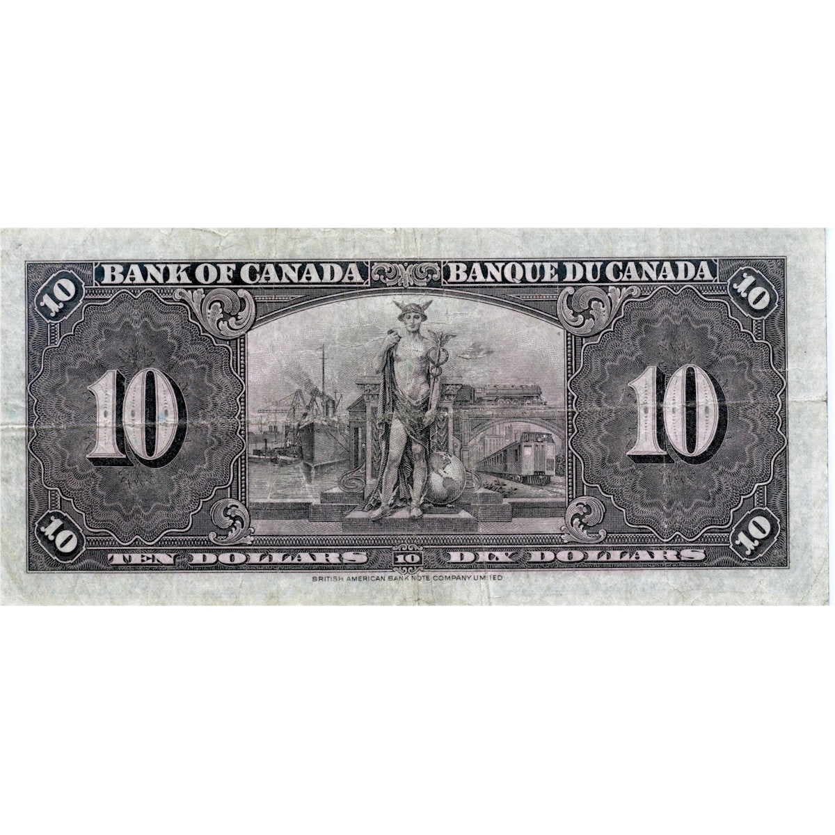 BC-24b 1937 Canada $10 Gordon-Towers, J/D, F