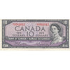 BC-40b 1954 Canada $10 Beattie-Rasminsky, K/T, VF-EF (VF30)