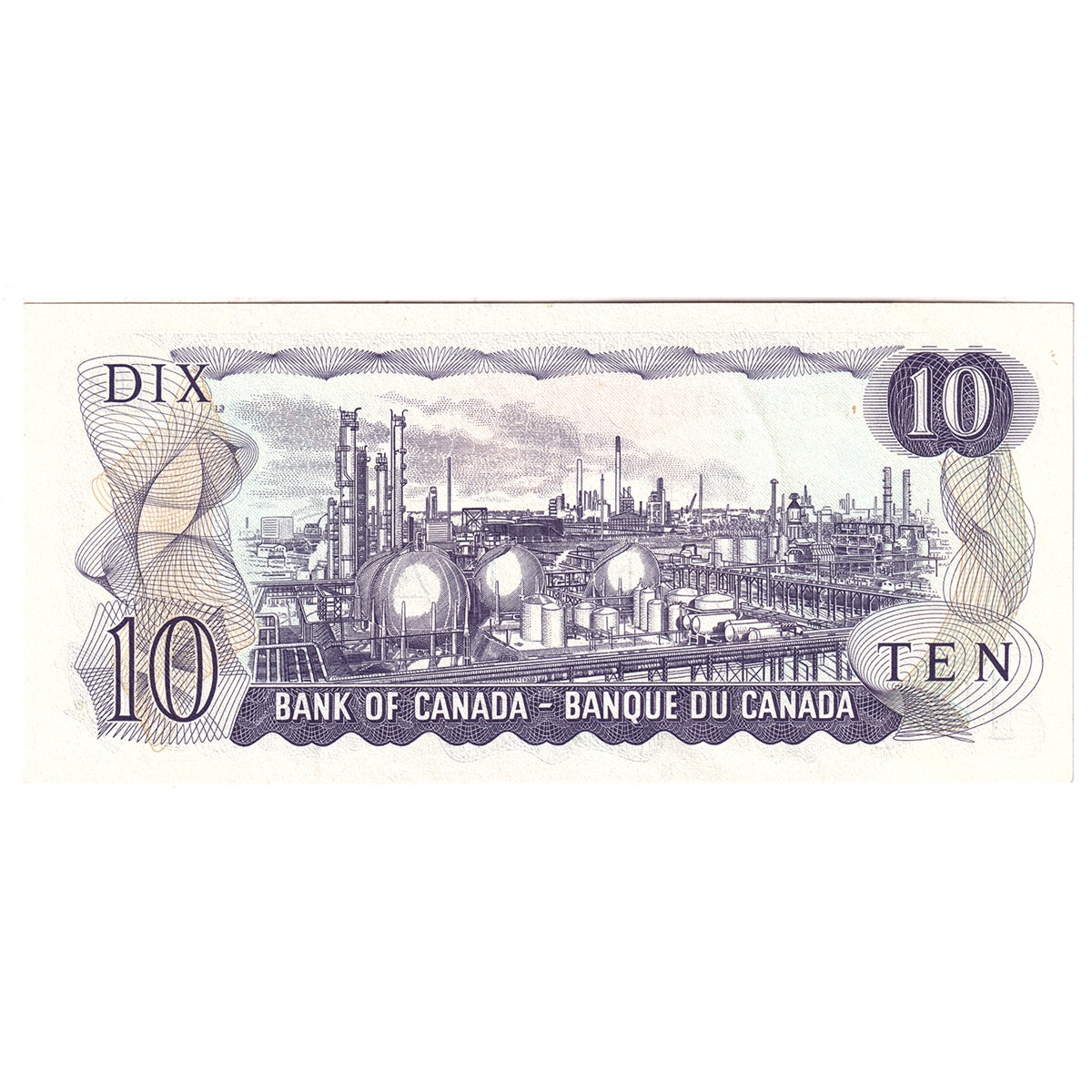 BC-49e 1971 Canada $10 Thiessen-Crow, FDF, AU-UNC (AU55)