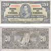 BC-25b 1937 Canada $20 Gordon-Towers, H/E, Fine (F12)