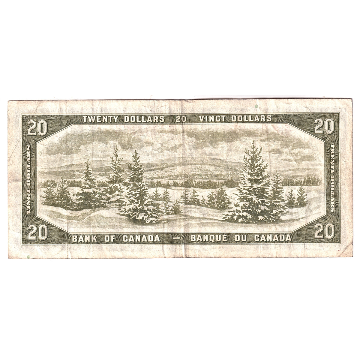 BC-41a 1954 Canada $20 Beattie-Coyne, E/E, Very Fine (VF20)