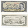 BC-41b 1954 Canada $20 Beattie-Rasminsky, R/E, VF-EF