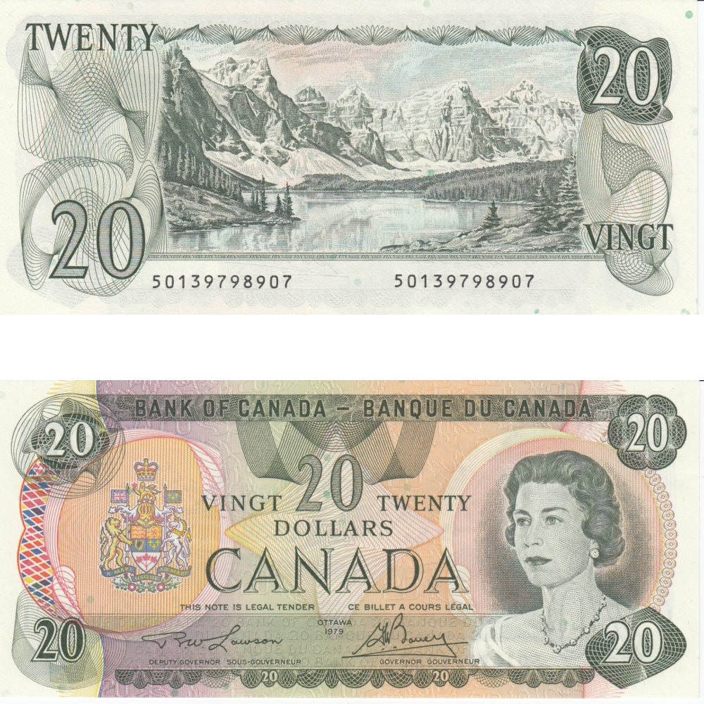 BC-54a 1979 Canada $20 Lawson-Bouey, Choice Uncirculated (CUNC63)