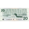 BC-58a-i 1991 Canada $20 Thiessen-Crow, EIJ with Serifs, VF-EF (VF30)