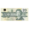 BC-58b-i 1991 Canada $20 Bonin-Thiessen, ASB, CUNC