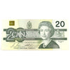 BC-58b-i 1991 Canada $20 Bonin-Thiessen, AVG, Uncirculated (MS60)
