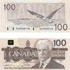 BC-60a-i 1988 Canada $100 Thiessen-Crow, BJD, AU-UNC (AU55)
