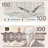 BC-60b 1988 Canada $100 Bonin-Thiessen, BJH, Almost Uncirculated (AU50)