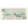 BC-58a-ii 1991 Canada $20 Thiessen-Crow, AIP, AU