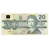 BC-58a-ii 1991 Canada $20 Thiessen-Crow, AIP, AU