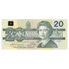 BC-58a-ii 1991 Canada $20 Thiessen-Crow, AIS, CIRC