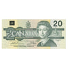 BC-58aA-ii 1991 Canada $20 Thiessen-Crow, AIX without Serifs, AU