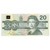 BC-58b 1991 Canada $20 Bonin-Thiessen, EVD with Back Position Number, CIRC