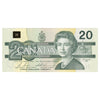 BC-58b 1991 Canada $20 Bonin-Thiessen, EVE, AU-UNC (AU55)