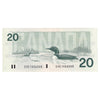 BC-58b 1991 Canada $20 Bonin-Thiessen, EVE, CIRC