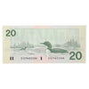 BC-58b 1991 Canada $20 Bonin-Thiessen, EVZ, AU-UNC