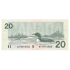 BC-58b-i 1991 Canada $20 Bonin-Thiessen, AIY, AU-UNC (AU55)