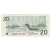 BC-58b-i 1991 Canada $20 Bonin-Thiessen, AIZ, Uncirculated (MS60)