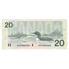 BC-58b-i 1991 Canada $20 Bonin-Thiessen, ASD, CUNC