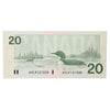BC-58b-i 1991 Canada $20 Bonin-Thiessen, AVL, CUNC