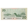 BC-58b-i 1991 Canada $20 Bonin-Thiessen, AVN, AU-UNC